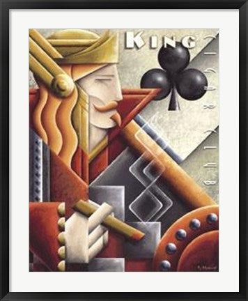 Framed King Cigar Club by Michael Kungl | 30 x 24