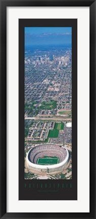 Framed Philadelphia, Pennsylvania - Veterans Stadium by Jerry Driendl