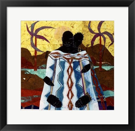 Framed Embrace the Hold by Willie Torbert | 16 x 13 1/2