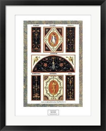 Framed Muse of Drama, Muse of Music by Michael Pergolesi | 23 3/4 x 18 Art...