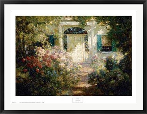 Framed Doorway and Garden by Abbott Fuller Graves | 31 x 42