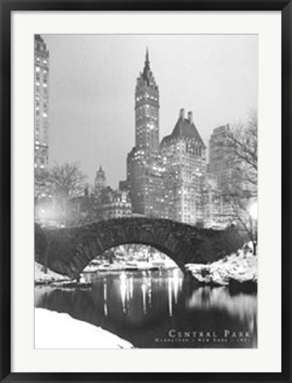 Framed Central Park, 1961 34 x 24