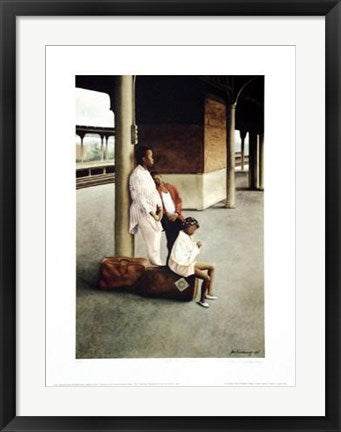 Framed Station Stop by Jose A. Sebourne | 27 x 20