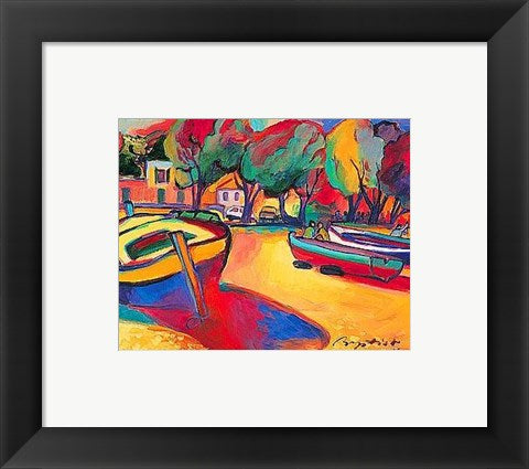 Framed Art Conversation on the Coast by Gerry Baptist | 20 x 24