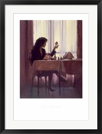 Framed A Valentine Rose by Raymond Leech | 27 x 20