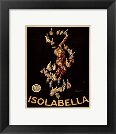 Framed Art Isolabella, 1910 by Leonetto Cappiello Wall Decor 18x24 Artwork