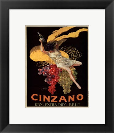 Framed Art Cinzano, 1920 by Leonetto Cappiello Wall Decor 18x24 Artwork