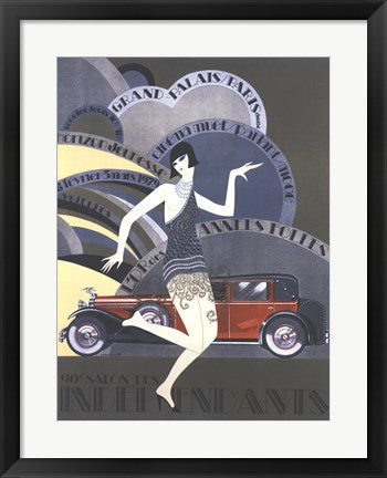 Framed Art 90E Salon Des Independants Wall Decor 18x24 Artwork
