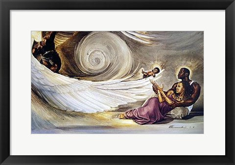 Framed Heaven Sent (medium) by WAK - Kevin A. Williams | 12 x 20
