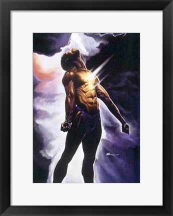 Framed God is in Me by WAK - Kevin A. Williams | 18 x 12
