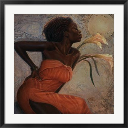 Framed African Lilies by WAK - Kevin A. Williams | 28 x 26 1/2