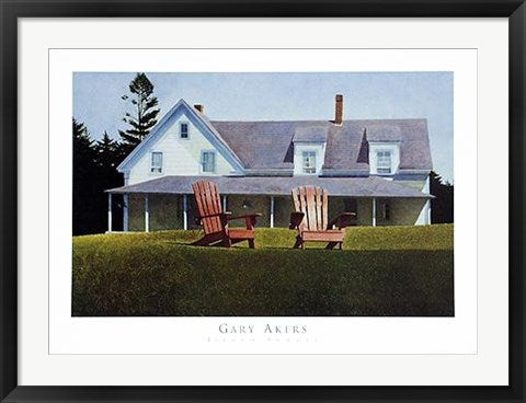Framed Island Summer by Gary Akers | 23 x 32
