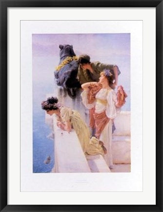 Framed A Coign of Vantage by Lawrence Alma-Tadema | 30 x 22