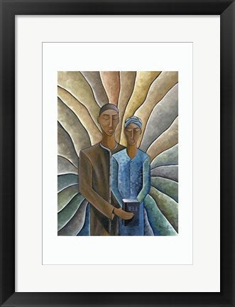Framed Art Spiritual Bonding by Nathaniel Barnes | 19 x 13
