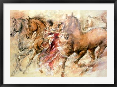 Framed Escapade II by Gary Benfield | 25 x 36