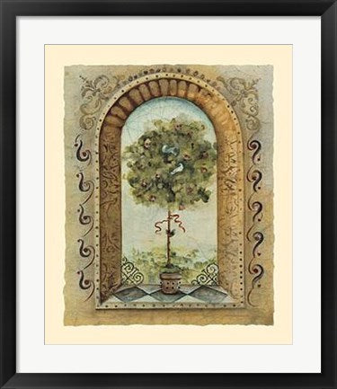 Framed Topiary Fresco I by Cheri Blum | 24 x 20