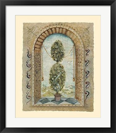 Framed Topiary Fresco II by Cheri Blum | 24 x 20
