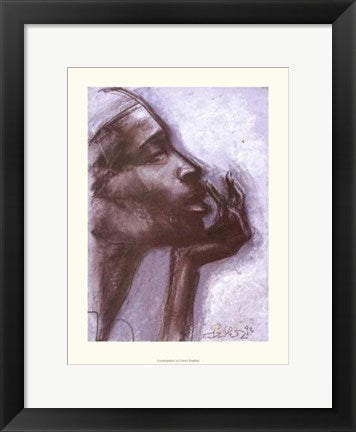 Framed Art Contemplation by Patrick Bradfield | 15.7 x 11.8