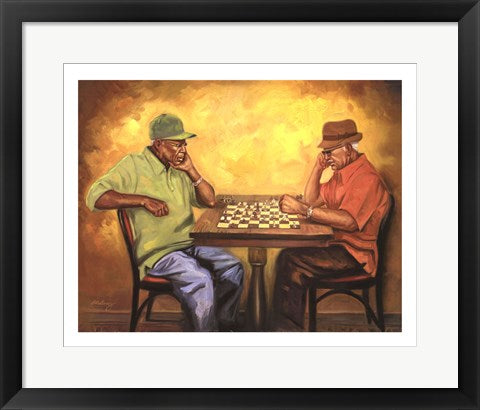 Framed Chet and Hector by Sterling Brown | 16 x 20
