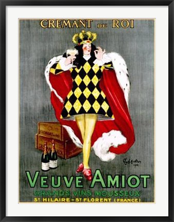 Framed Veuve Amiot by Leonetto Cappiello | 36 x 27