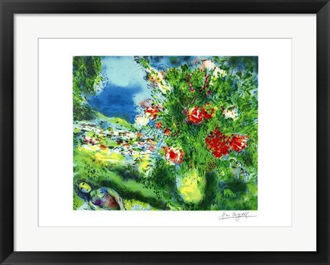 Framed Paysage by Marc Chagall | 18 x 24