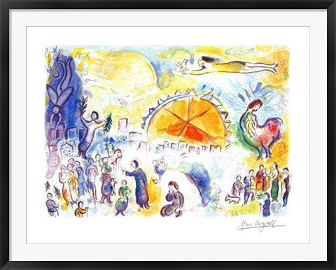 Framed Four Seasons by Marc Chagall | 26 1/2 x 39 image