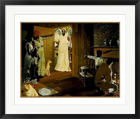 Framed Come Sup with Me by Edward Clay Wright | 22 x 28