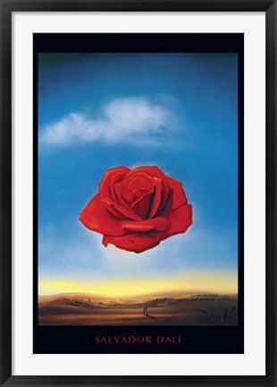 Framed The Rose by Salvador Dali | 36 x 24