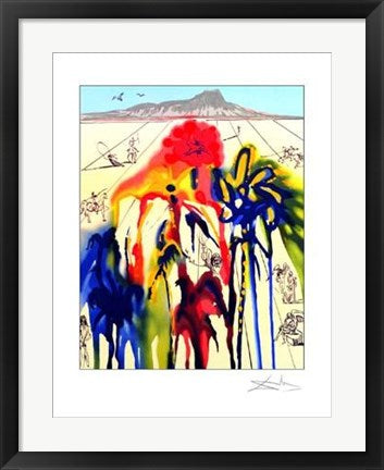 Framed Diamond Head A by Salvador Dali | 24 x 18