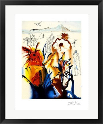 Framed Diamond Head by Salvador Dali | 24 x 18