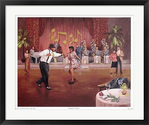 Framed Saturday Night by Jason Delancey | 22 x 28