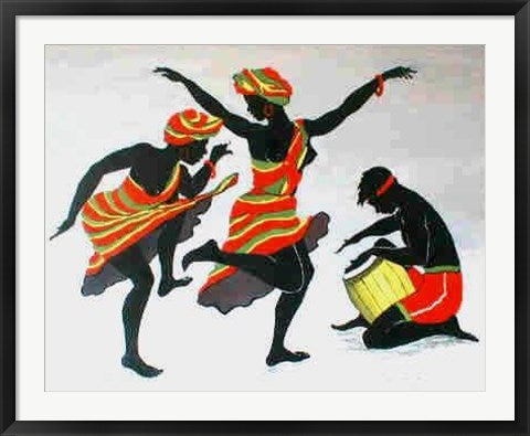 Framed Ebony Dancers I by Romeo Downer | 24 x 36