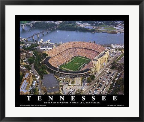 Framed Neyland Stadium - Knoxville, Tennessee by Brad Geller