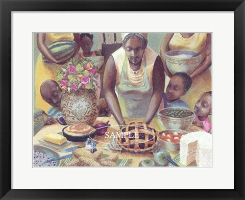 Framed Mama’s Table by John Holyfield | 16 x 20