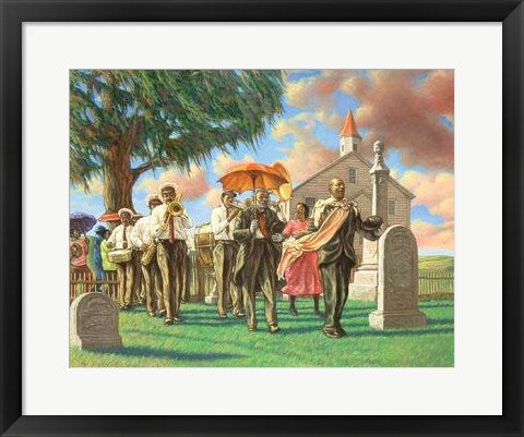 Framed Uncle Joe's Funeral by Sarah Jenkins | 16 x 20