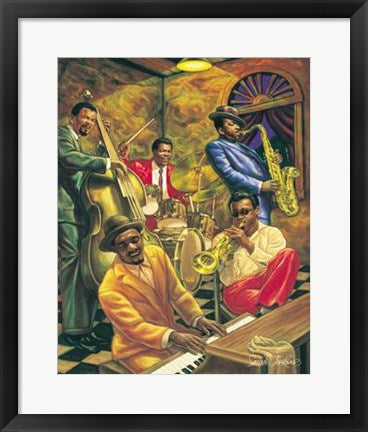 Framed Cool Jazz by Sarah Jenkins | 20 x 16