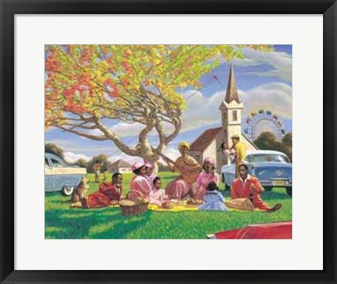 Framed Sunday Picnic by Sarah Jenkins | 16 x 20