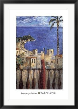 Framed Tarde Azul by Didier Lourenco | 31 x 21