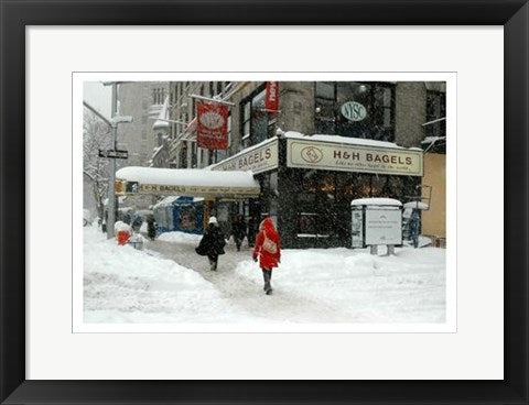 Framed H & H Bagels by Igor Maloratsky | 13 x 19