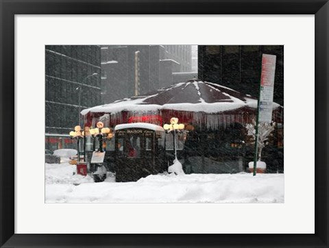 Framed Maison Restaurant, 7th Avenue by Igor Maloratsky | 13 x 19