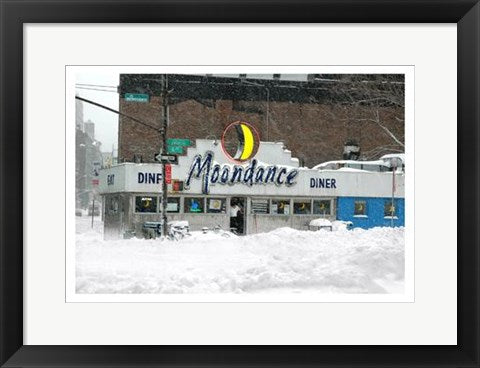 Framed Moondance Diner by Igor Maloratsky | 13 x 19