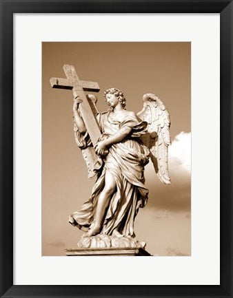 Framed Ponte St Angelo II by Igor Maloratsky | 19 x 13