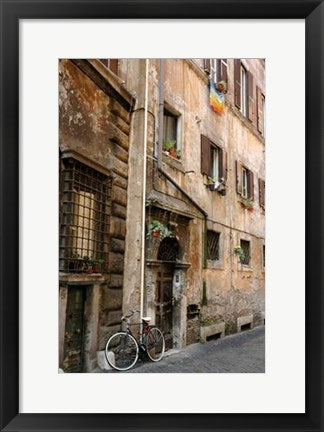 Framed Bicycle and Flag by Igor Maloratsky | 19 x 13