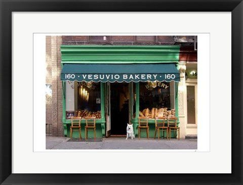 Framed Vesuvio Bakery, Summer by Igor Maloratsky | 13 x 19