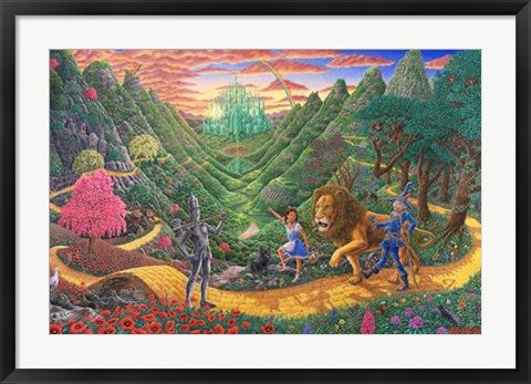 Framed Wizard of Oz by Tom Masse | 22 x 32