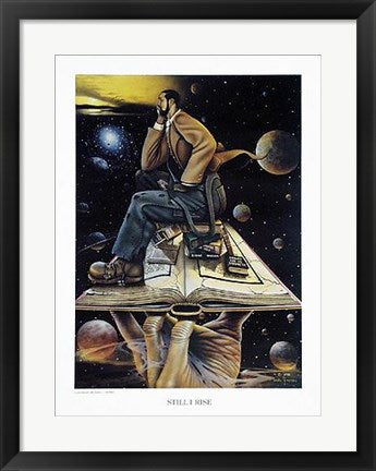 Framed Still I Rise by Kamal Mateen | 23 3/8 x 17 3/8