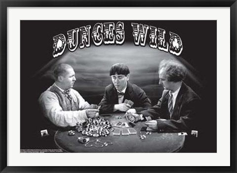 Framed The Three Stooges: Dunces Wild 24 x 36