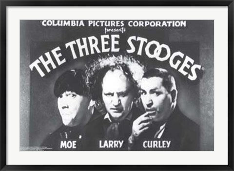 Framed The Three Stooges: Opening Credits 24 x 36