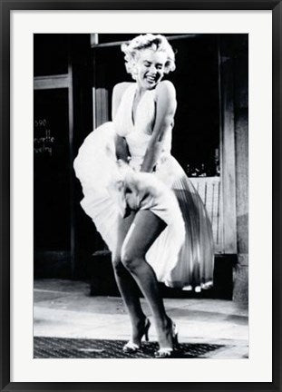 Framed Marilyn Monroe in 'The Seven Year Itch' 36 x 24
