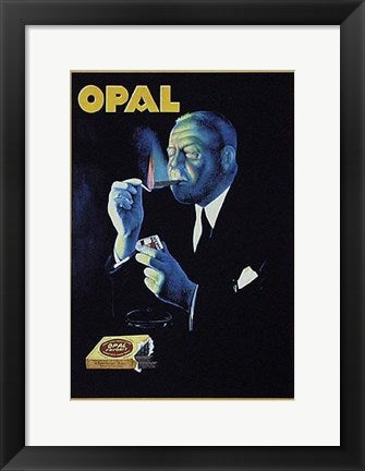 Framed Opal, 1926 16 1/2 x 11 1/2